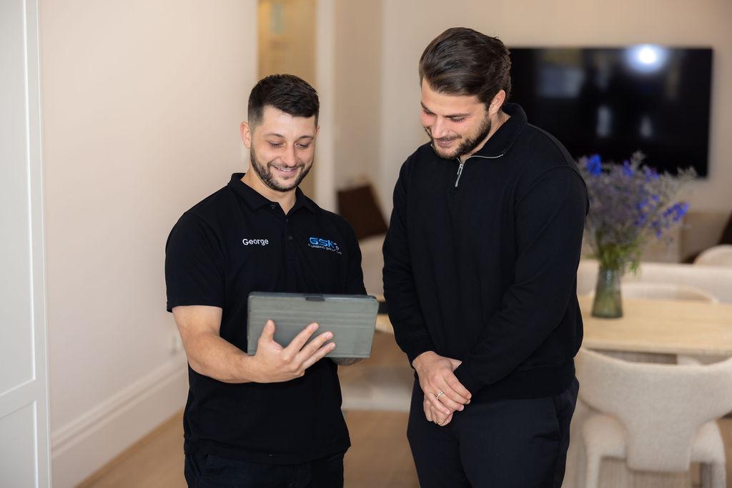 GSK Plumbing Solutions plumber completing general plumbing work in a Sydney home