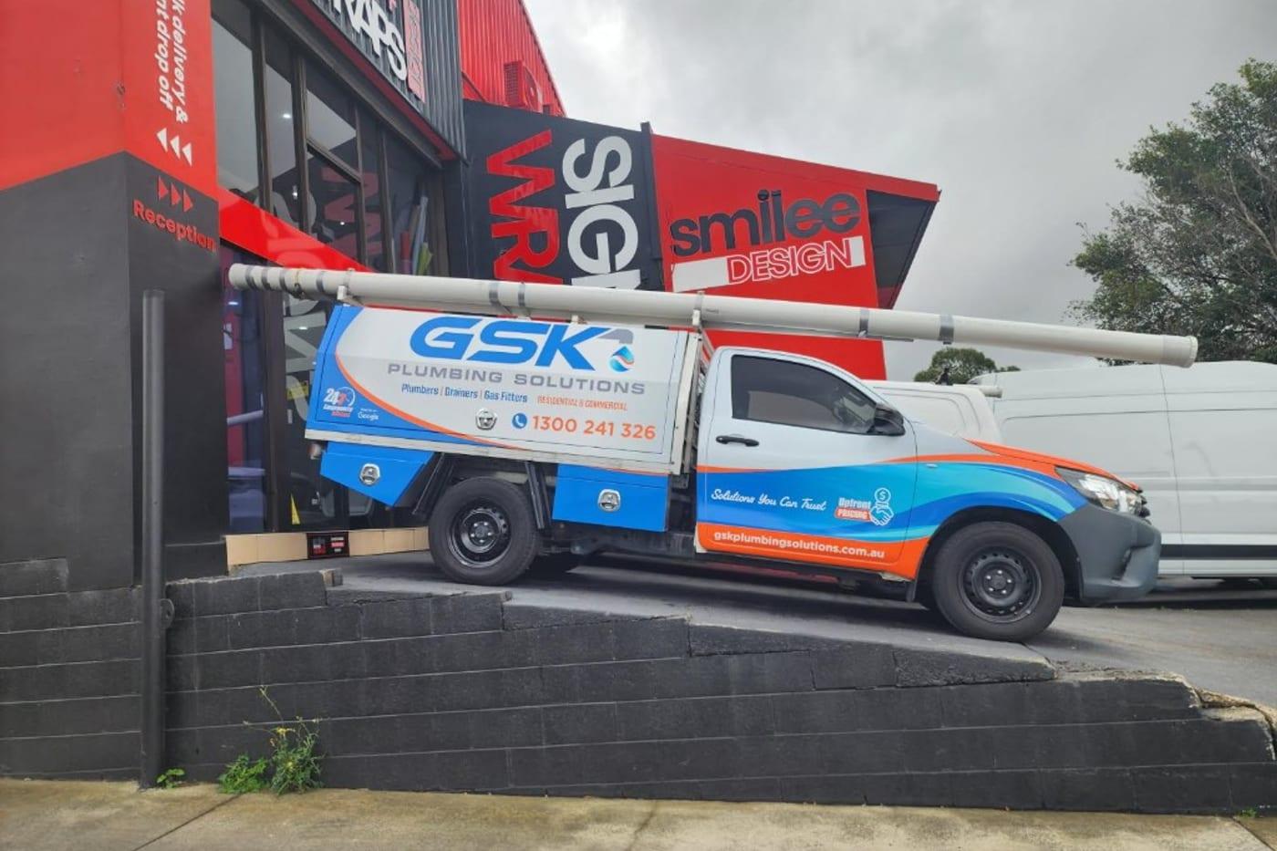 GSK Plumbing Solutions commercial plumbing team on a Sydney site